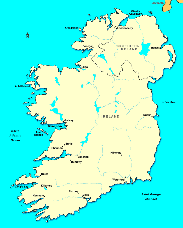 Ireland Map